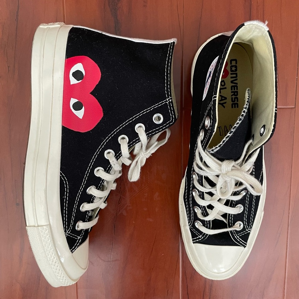 Converse x Comme des Garçons PLAY Chuck 70 8.5M 10.5 W